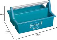 HAZET Kunststof draagbak 190L-1 · L x B x H: 396 mm x 294 mm x 215 mm - thumbnail