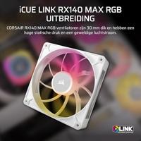 Corsair iCUE Link RX14 PC-ventilator Wit (b x h x d) 140 x 140 x 30 mm - thumbnail