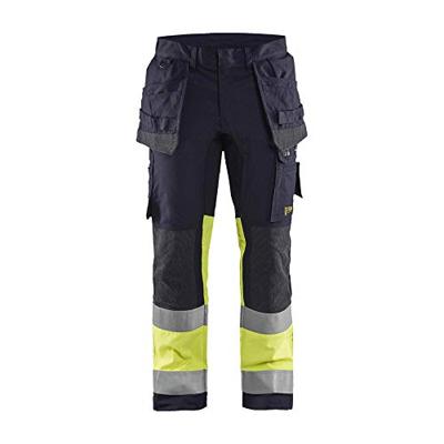 Blåkläder Multinorm werkbroek Inherent met stretch 14871512 | Marine/High Vis Geel | Maat 56 - 7330509662229 Blåkläder Multinorm werkbroek Inherent met stretch 14871512 | Marine/High Vis Geel | Maat 56 - 7330509662229