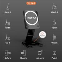 Kenu Stance+ 10-in-1 MagSafe phone houder en stand - Black - thumbnail