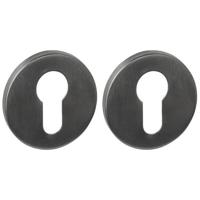 Intersteel cilinderrozetten verdekt ø52x6mm - PVD antraciet - thumbnail