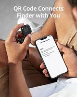 Eufy Security SmartTrack Link-sleutelzoeker (zwart, 2-pack), compatibel met Apple Find My (iOS), Key Finder, Bluetooth-tracker voor oortelefoons en bagage, telefoonzoeker, waterdicht - thumbnail