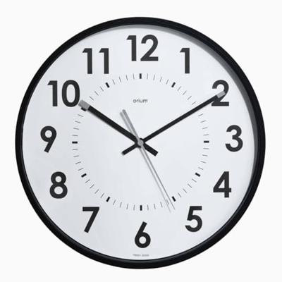 Orium by CEP wandklok, quartz, diameter 30 cm, zwart