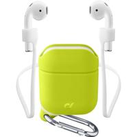 Cellularline Dynamische soft-touch siliconen AirPod-hoes met haak en magneetkabel voor Apple AirPods 1 & 2 - thumbnail