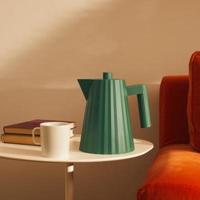Alessi Waterkoker Plissé - droogkookbeveiliging - Groen - Michele de Lucchi - 1 liter - MDL06/1 GR