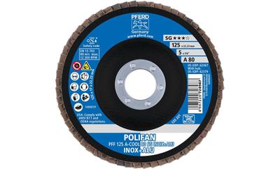 PFERD TOOLS 67658125 A-Cool Sg Inox + Alu Lamellenschijf Diameter 125 mm Boordiameter 22.23 mm 10 stuk(s)