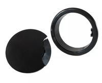 Kabeldoorvoerdoos ABS dia 70.0/60.0x21mm zwart RAL9005 - thumbnail
