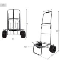 Multifunctioneel strandkarretje Aktive - thumbnail