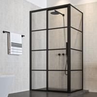 Douchecabine Sealskin Soho 120x100 cm Met Schuifdeur Links Hoekcabine 8 mm Helderglas - thumbnail