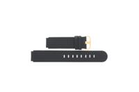 Horlogeband Jacob Jensen 414 / 410 Rubber Zwart 17mm - thumbnail