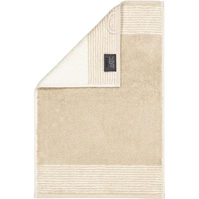 Cawö Cawo Two-Tone Gastendoekje Zand 30x50