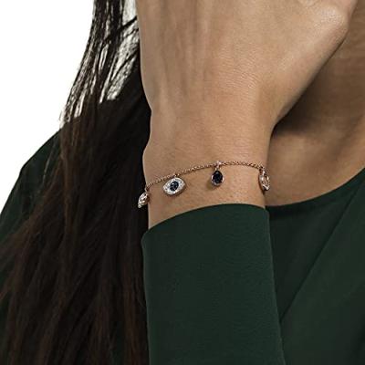 Swarovski 5497668 Armband Symbolic Charms rosekleurig 24 cm - thumbnail