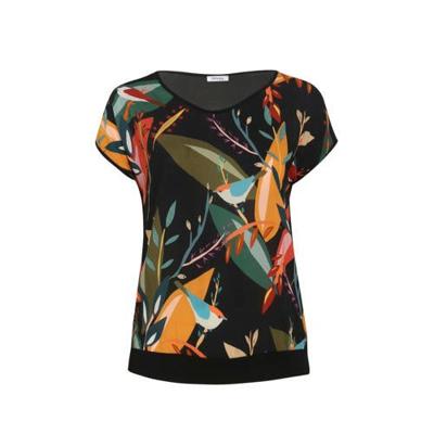 Paprika top met all over print zwart/multi Paprika top met all over print zwart/multi