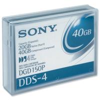 Sony 4mm Data Cartridge 20/40Gb DDS-4 150m DGD-150N - thumbnail