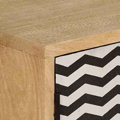 Dressoir 120x30x75 cm massief mangohout