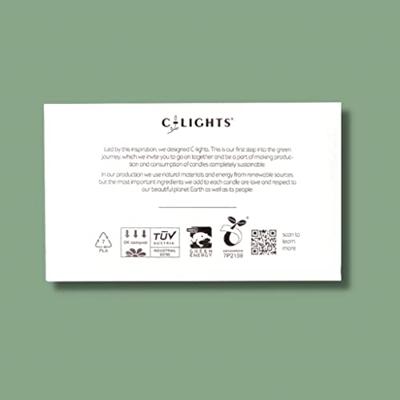 Natuurlijke theelichtjes 6 branduren 100 Stuks