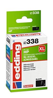 Edding Inktcartridge vervangt HP 932XL, CN053AE Compatibel Zwart EDD-338 EDD-338