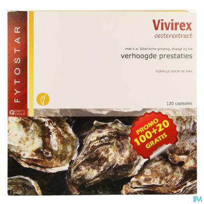 Fytostar Energie Vivirex Man Oesterextract 120Capsules