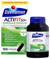 Davitamon Actifit 50 Plus Omega-3 Visolie Capsules - thumbnail