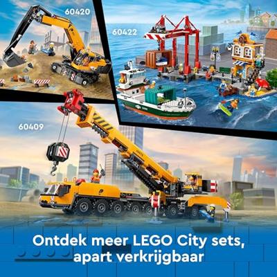 LEGO city 60420 gele graafmachine - thumbnail
