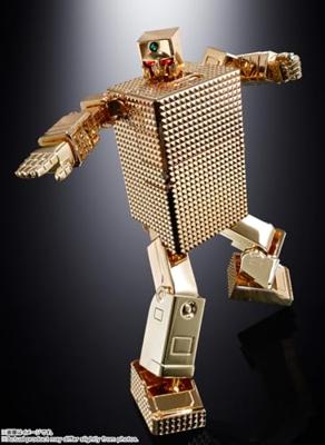 Golden Warrior Gold Lightan Soul of Chogokin Diecast Action Figure GX-32SP Gold Lightan 50th Anniversary Ver. 13 cm - thumbnail