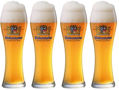 Weihenstephaner Bierglazen Weizen - 500 ml - 4 stuks