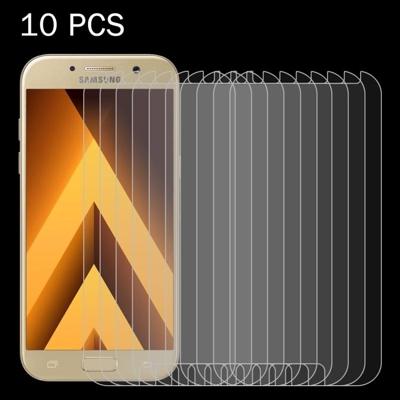 10 stuks voor Galaxy A5 (2017) / A520 0 26 mm 9H oppervlaktehardheid 2.5D explosieveilige gehard glas niet-volledig scherm Film