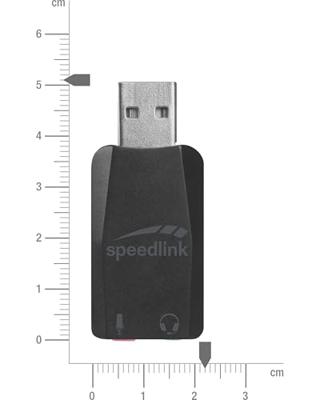 Microfoonontvanger SpeedLink SPEEDLINK SL-8850-BK-01 VIGO - Soundkarte - Stereo Zendmethode:USB Microfoonontvanger SpeedLink SPEEDLINK SL-8850-BK-01 VIGO - Soundkarte - Stereo Zendmethode:USB