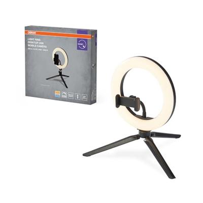 OSRAM HOMELIGHTING Linear LED Mobile Ring Desktop 4099854497612 LED-ringlamp 5.50 W Zwart OSRAM HOMELIGHTING Linear LED Mobile Ring Desktop 4099854497612 LED-ringlamp 5.50 W Zwart