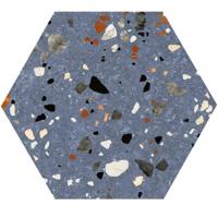 Gobi Blu hexagon 20x24 - thumbnail