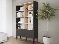 Kast JULIE 100 cm acacia/zwart - thumbnail