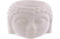 Crackelee Glazuur Keramiek Boeddha Hoofd Geurbrander - Small - thumbnail