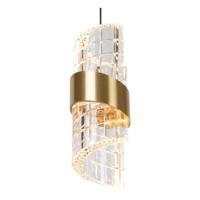 Lucide KLIGANDE - Hanglamp - Ø 25 cm - LED Dimb. - 3x8W 2700K - Mat Goud / Messing - thumbnail