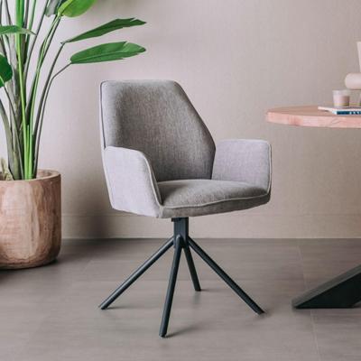 Tower Living Draaibare Eetkamerstoel 'Amaro' kleur Blauwgrijs Tower Living Draaibare Eetkamerstoel 'Amaro' kleur Blauwgrijs