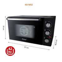 Steba KBM42 - Grill Bakoven met Draaispit - 45L - Vrijstaand - Zwart - thumbnail