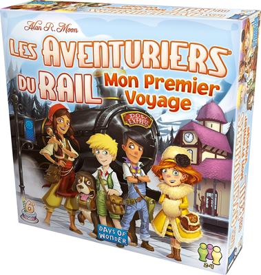 Bordspel Asmodee Rail Adventurers : My First Voyage (FR) Zwart Blauw Wit Groen