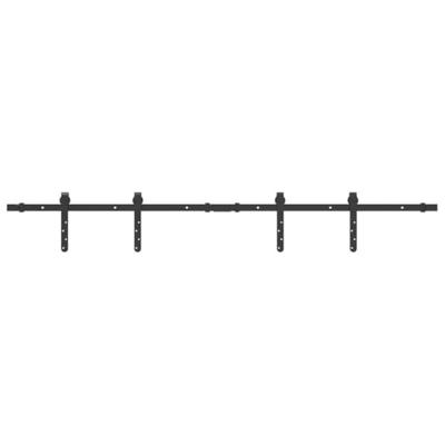 VidaXL Ophangset voor schuifdeur 152 cm koolstofstaal VidaXL Ophangset voor schuifdeur 152 cm koolstofstaal