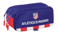 Pennenetui met 3 vakken Atlético Madrid Blauw Wit Rood 21,5 x 10 x 8 cm - thumbnail