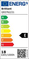 Brilliant Milano G21713/76 Plafondspot LED GU10 6 W Chroom, Zwart - thumbnail