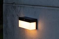 Lutec Zwarte wandlampFran solar - 6941502330 - thumbnail