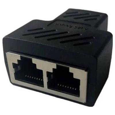 EDAC Netwerk Adapter [1x RJ45-bus - 2x RJ45-bus]