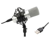 Tie Studio Condenser Mic WH USB-studiomicrofoon Kabelgebonden Incl. shockmount, Incl. kabel - thumbnail