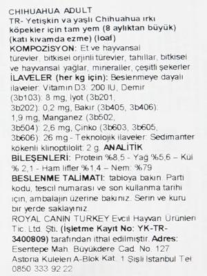 Royal Canin Chihuahua Adult natvoer 85g