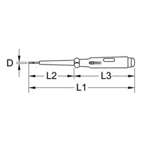 KS Tools 911.2177 Spanningstester 100 - 500 V/AC - thumbnail