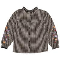 Quapi Meisjes shirt - Dila - AOP Zand gestreept - thumbnail