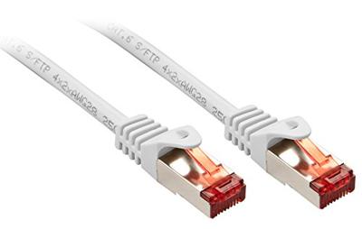LINDY 47387 RJ45 Netwerkkabel, patchkabel CAT 6 S/FTP 7.50 m Wit 1 stuk(s) LINDY 47387 RJ45 Netwerkkabel, patchkabel CAT 6 S/FTP 7.50 m Wit 1 stuk(s)