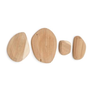 Kave Home Wandpaneel 'Selem' Mungurhout, Set van 4 stuks Kave Home Wandpaneel 'Selem' Mungurhout, Set van 4 stuks