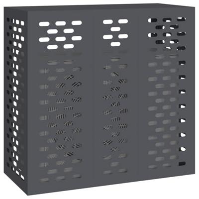 Airconditioner hoes Antraciet 110 x 50 x 105 cm Staal