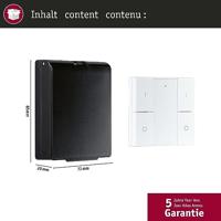 50137 Paulmann Home Wandschakelaar Zwart - thumbnail