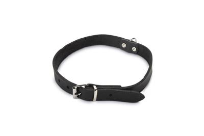 Lederen honden halsband zwart - 57 cm x 20 mm Lederen honden halsband zwart - 57 cm x 20 mm